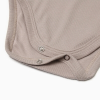 Боди детское с длинным рукавом, цвет серый, рост 74