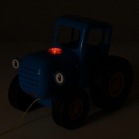 Каталка музыкальная &laquo;Синий трактор&raquo; с палкой