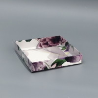 Коробка сборная с PVC крышкой, "Самой красивой", 16 х 16 х 3 см. Кондитерская упаковка Коробка сборная с PVC крышкой, "Самой красивой", 16 х 16 х 3 см. Кондитерская упаковка