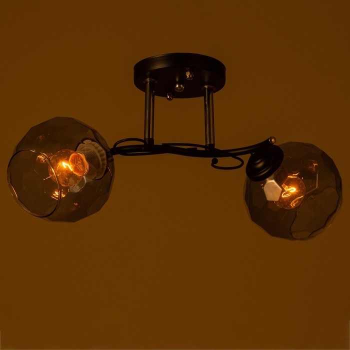 Люстра Люстра "Саманта" 2хЕ27 40Вт черный 33х33х26 см BayerLux