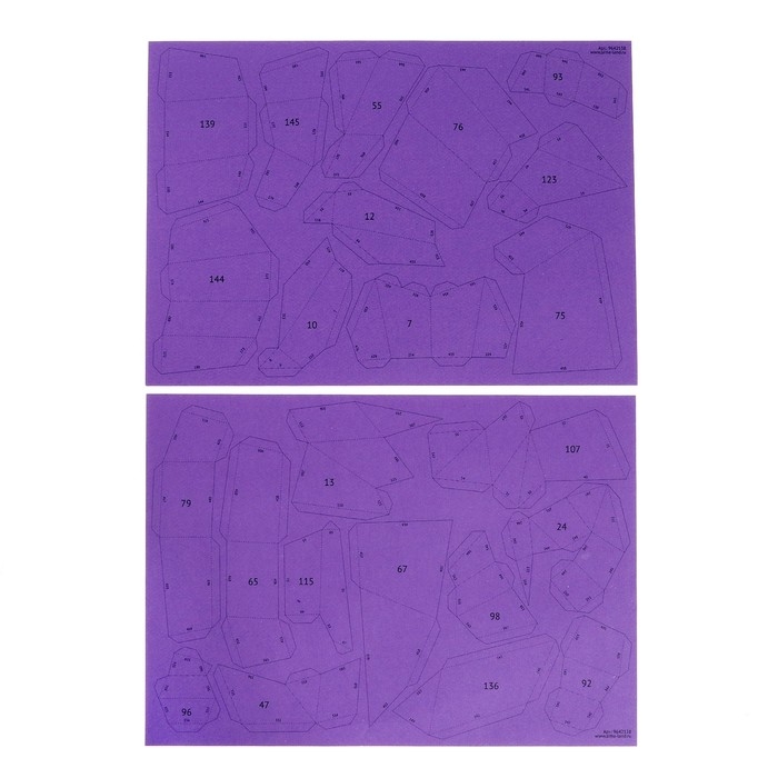 Конструктор полигональный &laquo;Дракон&raquo;, 151 деталь