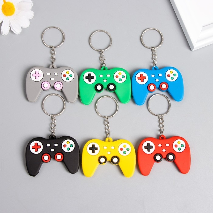 Брелок резина Брелок резина "Джойстик" МИКС 2,7х3,8х0,4 см