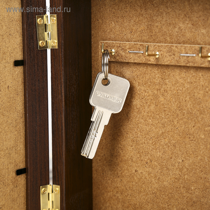 Ключница "Фонари Барселоны" 15х21 см венге