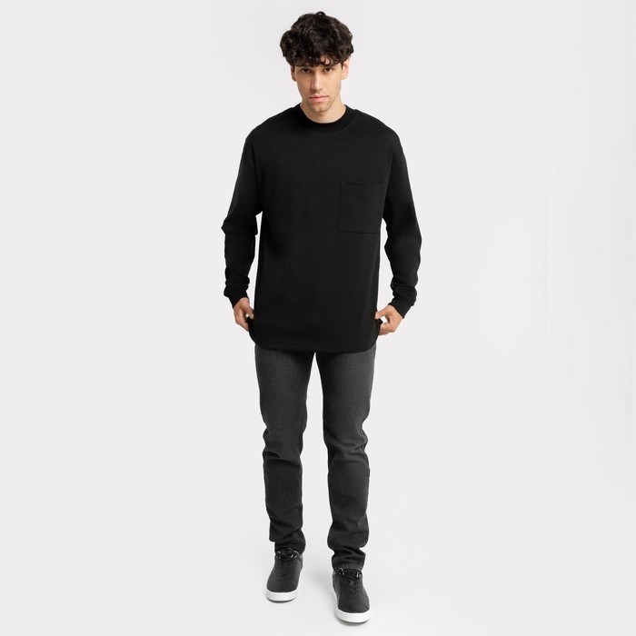 Джемпер мужской, цвет чёрный, размер 54 Джемпер мужской, цвет чёрный, размер 54