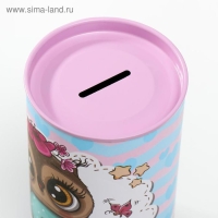 Копилка металл "Совята и сердечки" МИКС 15х8,5х8,5 см Копилка металл "Совята и сердечки" МИКС 15х8,5х8,5 см