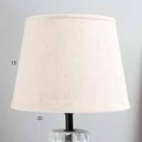 Настольная лампа "Сулитан" E14 40Вт серый 20х20х33 см RISALUX