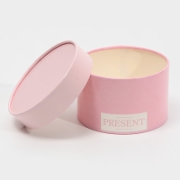 Набор шляпных коробок 3 в 1, упаковка подарочная, &laquo;Нежные цвета&raquo;, 16 х 10, 14 х 9, 13 х 8,5 см