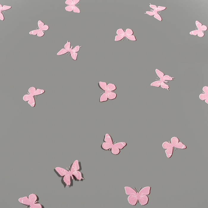 Пленка для цветов Пленка для цветов "Бабочки" красный+белый 0,7 х 8.2 м, 40мкм