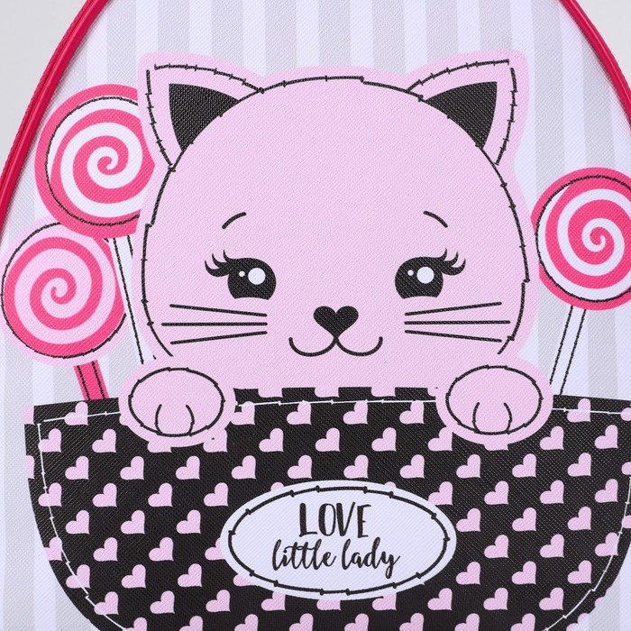 Рюкзак детский для девочки «Сладкий котик», р-р. 23х20,5 см Рюкзак детский для девочки «Сладкий котик», р-р. 23х20,5 см