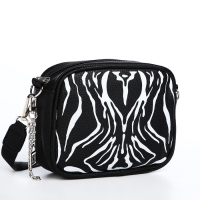 Сумка женская из искусственной кожи &laquo;Зебра&raquo;, 19х14х6 см.