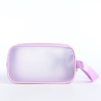 Косметичка на молнии, цвет сиреневый Косметичка на молнии, цвет сиреневый