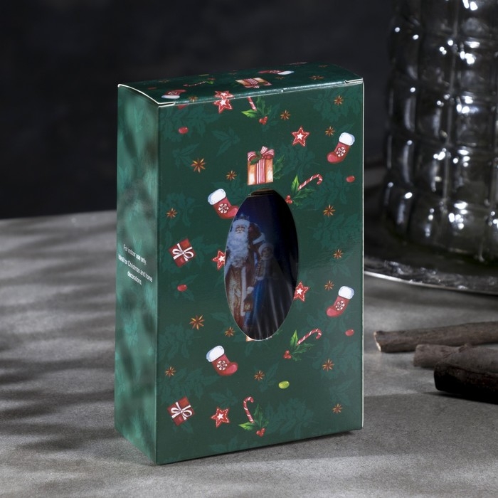 Светодиодная фигура &laquo;Дед Мороз и Снегурочка&raquo; 7.6 &times; 13.5 &times; 3.2 см, пластик, батарейки AG13х3 (в комплекте), свечение тёплое белое