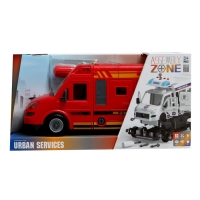 Конструктор винтовой &laquo;Пожарный фургон&raquo;, свет, звук, инерция, 50 деталей