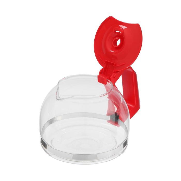 Кофеварка "ВАСИЛИСА" КВ1-600, капельная, 600 Вт, 0.6 л, чёрно-красная