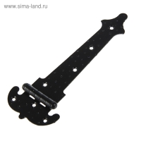 Петля стрела фигурная, ПС-200-S, цвет черный матовый Петля стрела фигурная, ПС-200-S, цвет черный матовый