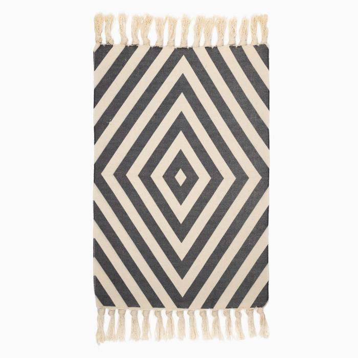 Коврик Этель "Ромбы" 60*90 см, 50% хл, 50% п/э