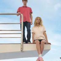 Рубашка поло унисекс Pacific, светло-бежевая (неокрашенная), размер XL