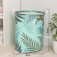 Корзина бельевая текстильная &laquo;Джунгли&raquo;, 35&times;45 см