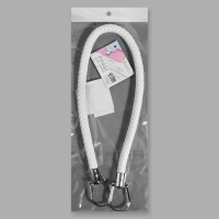 Ручка для сумки, 55 см, цвет белый Ручка для сумки, 55 см, цвет белый