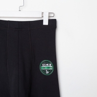 Термобельё мужское (кальсоны), цвет чёрный, размер 48