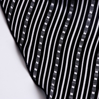 Карнавальный набор: бандана в полоску, маска с рогами чёрная, термонаклейка Карнавальный набор: бандана в полоску, маска с рогами чёрная, термонаклейка