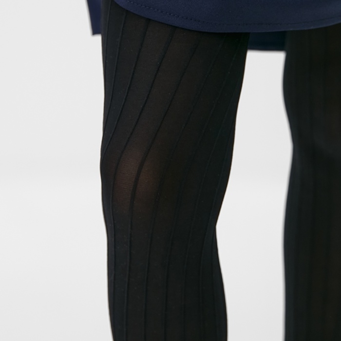 Колготки детские MINAKU цвет черный, рост 122-128 (6-8 л)