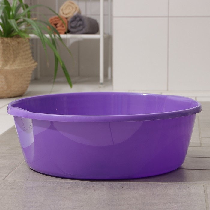 Таз круглый, 20 л, МИКС Таз круглый, 20 л, МИКС