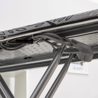 Доска гладильная Dogrular &laquo;Элона&raquo;, 120&times;38 см, регулируемая высота до 90 см, цвет серый