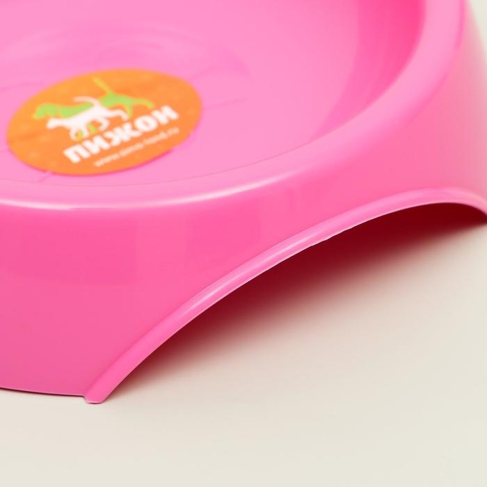 Миска «Кошачьи ушки» 200 мл, 15 х 3.7 см, розовая Миска «Кошачьи ушки» 200 мл, 15 х 3.7 см, розовая