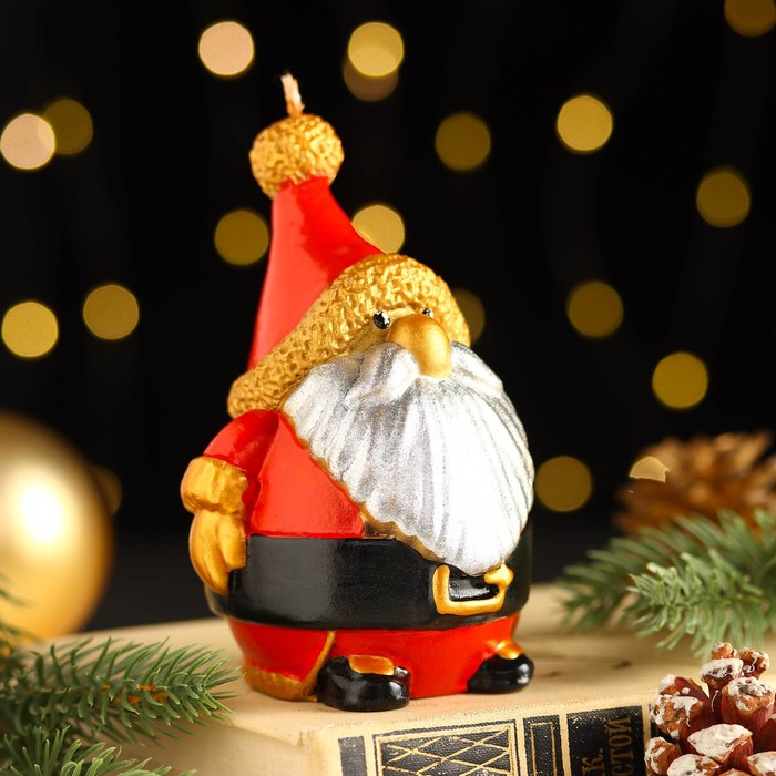 Свеча декоративная Свеча декоративная "Санта", 12х8,6х7,4 см