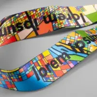 Лента для бейджа с ретрактором TapePrint на заказ Лента для бейджа с ретрактором TapePrint на заказ