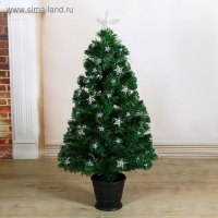 Ёлка фиброоптическая "Галактика" 90 см d нижнего яруса 50 см 80 веток Ёлка фиброоптическая "Галактика" 90 см d нижнего яруса 50 см 80 веток