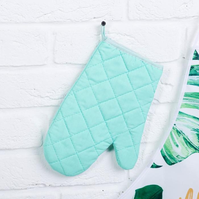 Подарочный набор Queen of tropics: кухонный фартук, прихватка Подарочный набор Queen of tropics: кухонный фартук, прихватка