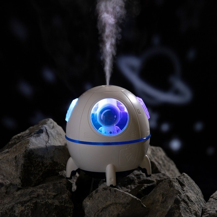 Увлажнитель воздуха Luazon HM-16 Увлажнитель воздуха Luazon HM-16 "Поехали!", 220 мл, USB Type-C, белый