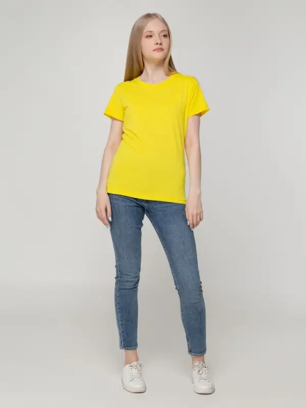 Футболка женская T-bolka Lady желтая, размер M Футболка женская T-bolka Lady желтая, размер M