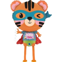 Шар фольгированный 33" «Тигрёнок Супергерой», ходячая фигура Шар фольгированный 33" «Тигрёнок Супергерой», ходячая фигура