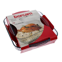 Набор квадратных форм из жаропрочного стекла для запекания Borcam, 2 предмета: 2 л, 3,5 л Набор квадратных форм из жаропрочного стекла для запекания Borcam, 2 предмета: 2 л, 3,5 л