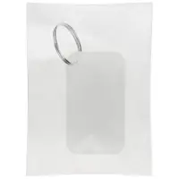 Брелок &laquo;Прямоугольник&raquo;, белый