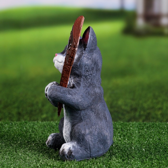 Садовая фигура Садовая фигура "Котёнок Welcome" 12х12х25см