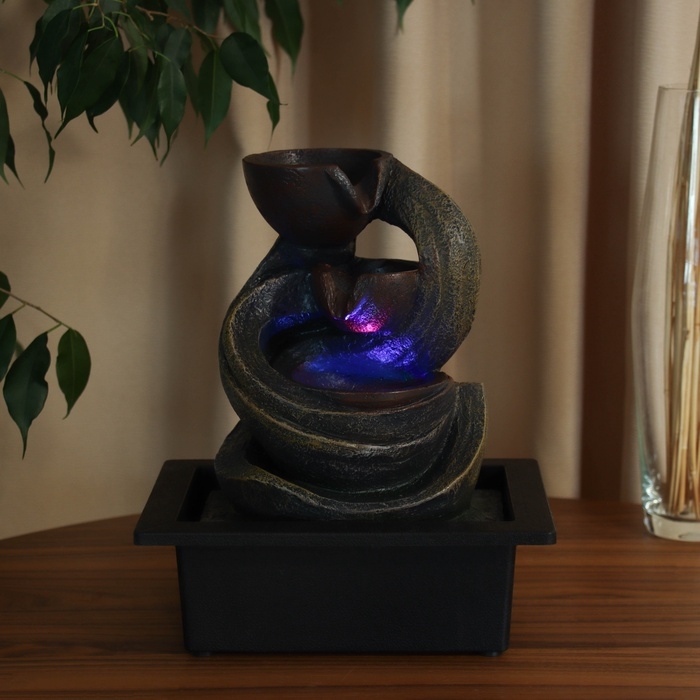 Фонтан Фонтан "Герберт" виток, 27х23 см (с подсветкой, без шарика)