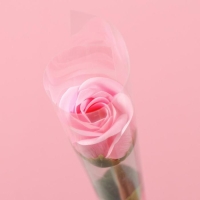 Мыльная роза на стебле в пвс 1 шт. Мыльная роза на стебле в пвс 1 шт.