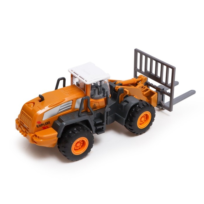 Погрузчик металлический &laquo;Стройтехника&raquo;, подвижные детали, с элементами из пластика