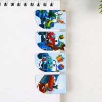 Новый год. Закладки для книг магнитные &laquo;В новый год врывайся&raquo;, 4 шт мини