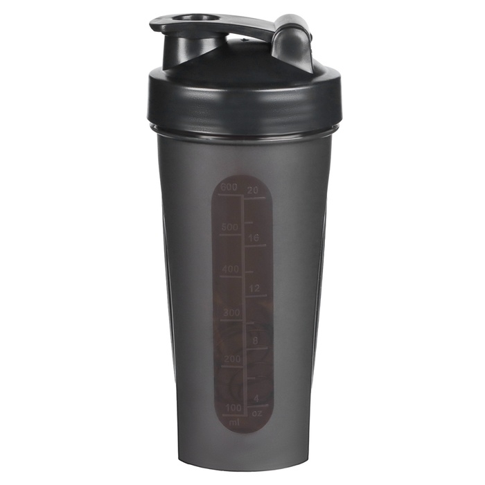 Шейкер, 600 мл, серия: CrossFit Max, "Мастер К", 21.5 х 9 см, черный