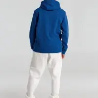 Толстовка с капюшоном унисекс King, ярко-синяя, размер XS