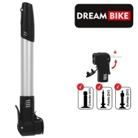 Насос ручной Dream Bike, цвет серый Насос ручной Dream Bike, цвет серый
