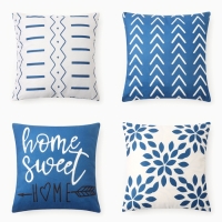 Чехол на подушку Этель "Home" 4 шт, 40*40 см, велюр 100% п/э Чехол на подушку Этель "Home" 4 шт, 40*40 см, велюр 100% п/э