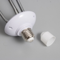 Светильник "Синди трио" Е27/(3хЕ27) 15Вт белый 8х8х22см BayerLux Светильник "Синди трио" Е27/(3хЕ27) 15Вт белый 8х8х22см BayerLux