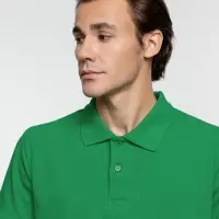 Рубашка поло мужская Virma Premium, зеленая, размер L