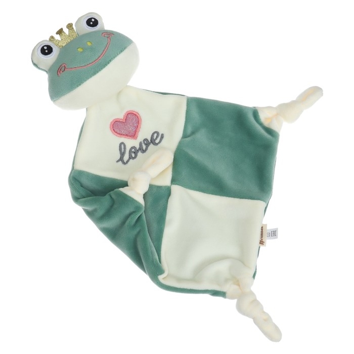 Комфортер - игрушка &laquo;Лягушастик&raquo;, погремушка, цвет зеленый, Крошка Я